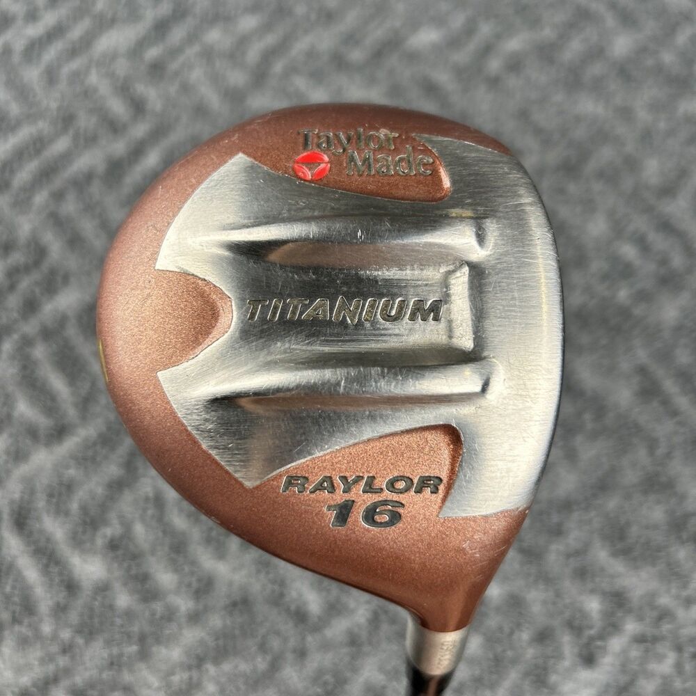 Taylormade Titanium Raylor Fairway Wood 16° Stiff Flex Graphite Bubble RH 43”